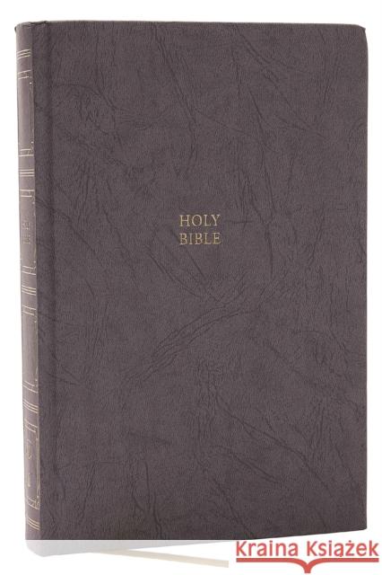 KJV Holy Bible: Paragraph-style Large Print Thinline with 43,000 Cross References, Gray Hardcover, Red Letter, Comfort Print: King James Version Thomas Nelson 9780785290308