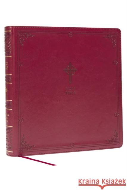 NABRE XL, Catholic Edition, Leathersoft, Burgundy, Comfort Print: Holy Bible Catholic Bible Press 9780785290926 Zondervan