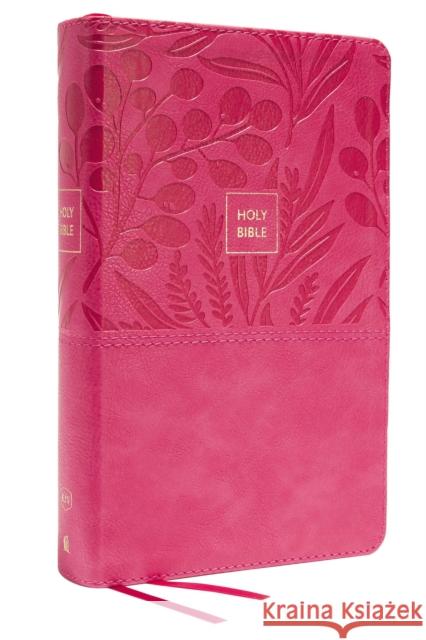 KJV Holy Bible: Large Print Single-Column with 43,000 End-of-Verse Cross References, Pink Leathersoft, Personal Size, Red Letter, Comfort Print: King James Version Thomas Nelson 9780785291121 Thomas Nelson