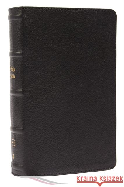 Kjv, Personal Size Large Print Single-Column Reference Bible, Genuine Leather, Black, Red Letter, Comfort Print: Holy Bible, King James Version Thomas Nelson 9780785291138