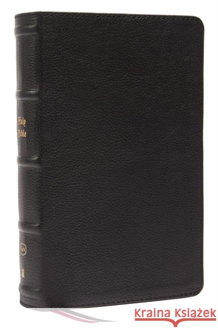 Kjv, Personal Size Large Print Single-Column Reference Bible, Genuine Leather, Black, Red Letter, Thumb Indexed, Comfort Print: Holy Bible, King James Thomas Nelson 9780785291145 Thomas Nelson