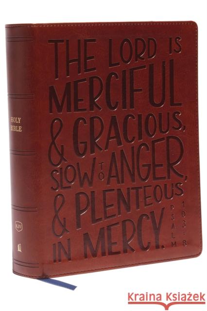 KJV, Journal Reference Edition Bible, Verse Art Cover Collection, Leathersoft, Brown, Red Letter, Comfort Print: Let Scripture Explain Scripture. Reflect on What You Learn. Thomas Nelson 9780785292951 Thomas Nelson Publishers