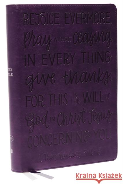 Kjv, Large Print Center-Column Reference Bible, Verse Art Cover Collection, Leathersoft, Purple, Red Letter, Comfort Print: Holy Bible, King James Ver Thomas Nelson 9780785293231 Thomas Nelson
