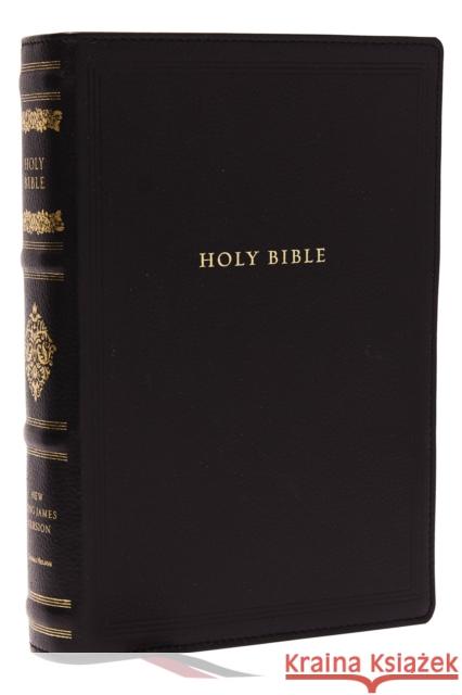 Nkjv, Wide-Margin Reference Bible, Sovereign Collection, Genuine Leather, Black, Red Letter, Comfort Print: Holy Bible, New King James Version Thomas Nelson 9780785294887
