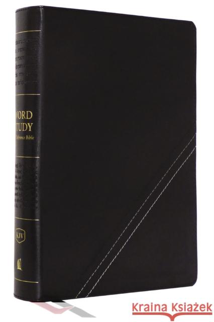 KJV, Word Study Reference Bible, Leathersoft, Black, Red Letter, Comfort Print: 2,000 Keywords that Unlock the Meaning of the Bible Thomas Nelson 9780785294917 Thomas Nelson Publishers