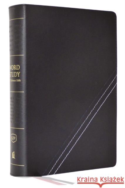 KJV, Word Study Reference Bible, Bonded Leather, Black, Red Letter, Comfort Print: 2,000 Keywords that Unlock the Meaning of the Bible Thomas Nelson 9780785294955 Thomas Nelson Publishers