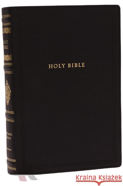 KJV, Wide-Margin Reference Bible, Sovereign Collection, Genuine Leather, Black, Red Letter, Comfort Print: Holy Bible, King James Version Thomas Nelson 9780785295099