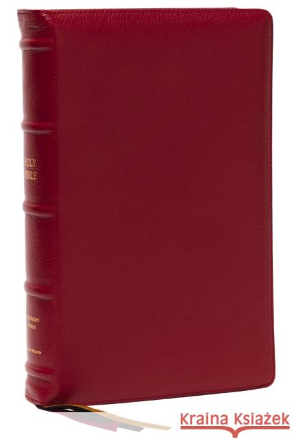 Kjv, Personal Size Large Print Single-Column Reference Bible, Premium Goatskin Leather, Red, Premier Collection, Red Letter, Comfort Print: Holy Bible Thomas Nelson 9780785295143 Thomas Nelson