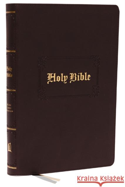 Kjv, Large Print Center-Column Reference Bible, Leathersoft, Brown, Red Letter, Comfort Print: Holy Bible, King James Version Thomas Nelson 9780785296300 Thomas Nelson