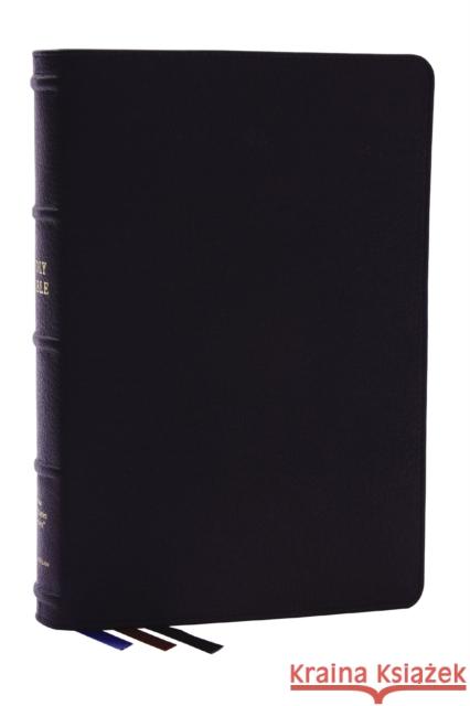 NKJV, Large Print Thinline Reference Bible, Blue Letter, Maclaren Series, Genuine Leather, Black, Comfort Print: Holy Bible, New King James Version Thomas Nelson 9780785297932 Thomas Nelson Publishers
