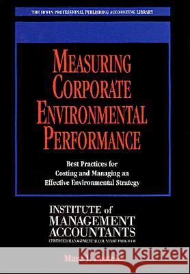Measuring Corp Environmental P Marc J. Epstein 9780786302307 MCGRAW-HILL EDUCATION - EUROPE