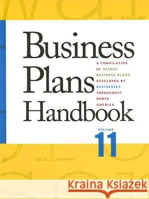 Business Plans Handbook Lynne Pearce Gale Group 9780787666811