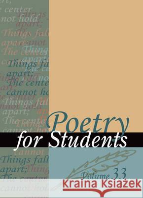 Poetry for Students Anne Marie Hacht Ira Mark Milne David Kelly 9780787669638 Thomson Gale