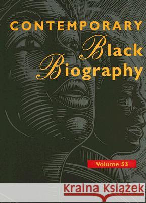 Contemporary Black Biography: Profiles from the International Black Community Pendergast, Sara 9780787679255 Thomson Gale