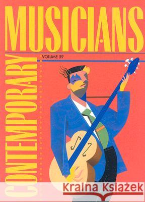 Contemporary Musicians: Profiles of the People in Music Gale Research Inc 9780787680725 Thomson Gale