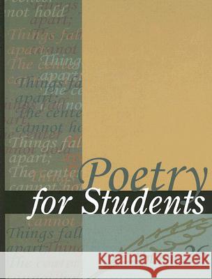 Poetry for Students Milne, Ira Mark 9780787687168