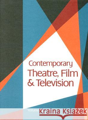 Contemporary Theatre, Film and Television Riggs, Thomas 9780787690458