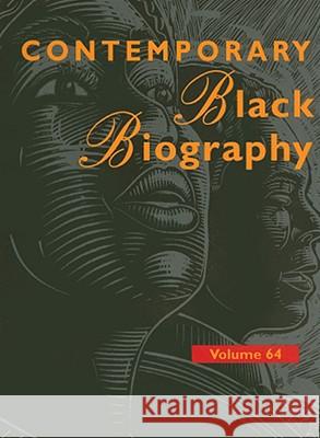 Contemporary Black Biography: Profiles from the International Black Community Pendergast, Sara 9780787695415