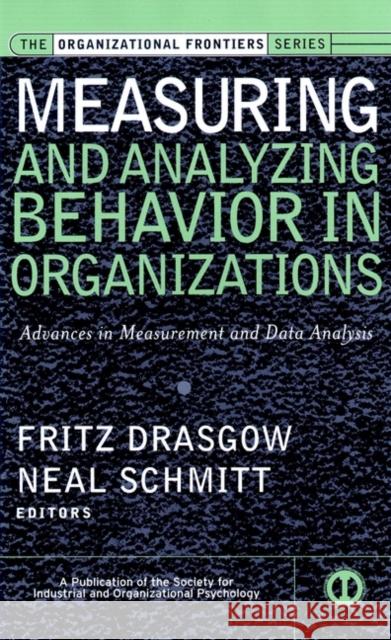 Measuring Analyzing Bhvr Organizations Drasgow, Fritz 9780787953010