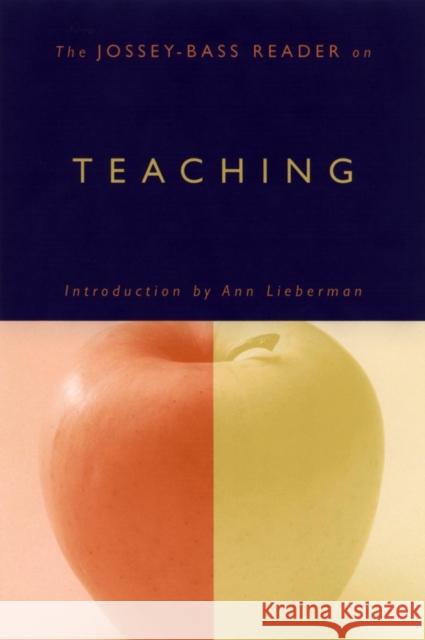 JB Reader on Teaching Jossey-Bass Publishers 9780787962401