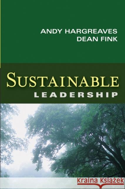 Sustainable Leadership  Hargreaves 9780787968380 0
