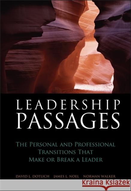 Leadership Passages: The Personal and Professional Transitions That Make or Break a Leader Dotlich, David L. 9780787974275