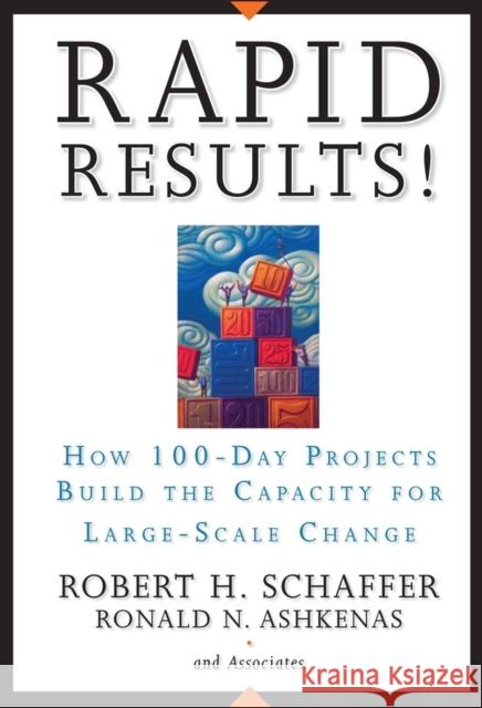 Rapid Results!: How 100-Day Projects Build the Capacity for Large-Scale Change Schaffer, Robert H. 9780787977344 Jossey-Bass