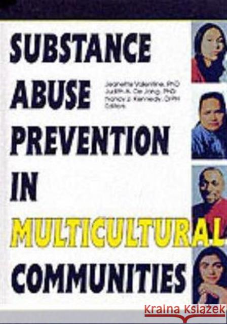 Substance Abuse Prevention in Multicultural Communities Jeanette Valentine, Judith Dejong 9780789003430