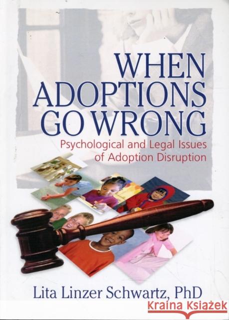 When Adoptions Go Wrong : Psychological and Legal Issues of Adoption Disruption Lita Linzer Schwartz 9780789031822