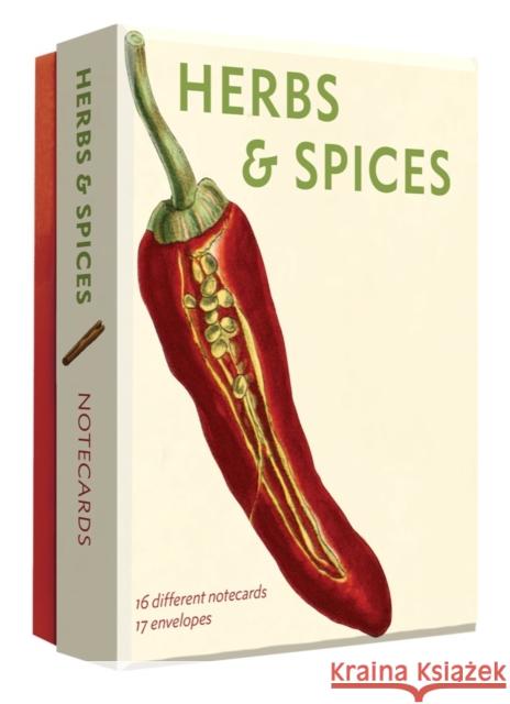 Herbs and Spices Detailed Notecard Set Editors of Abbeville Press 9780789254641