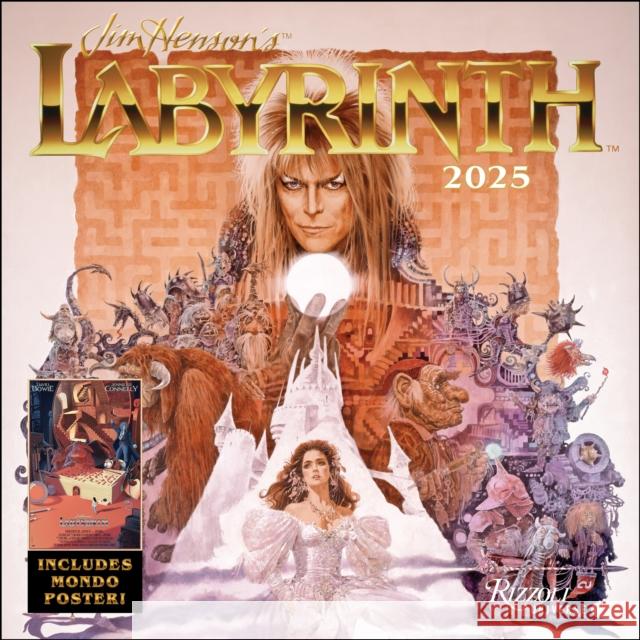 Jim Henson's Labyrinth 2025 Wall Calendar Jim Henson Company 9780789344830 Universe Publishing