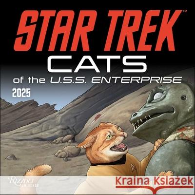 Star Trek: Cats 2025 Wall Calendar Cbs 9780789344915 Rizzoli Universe