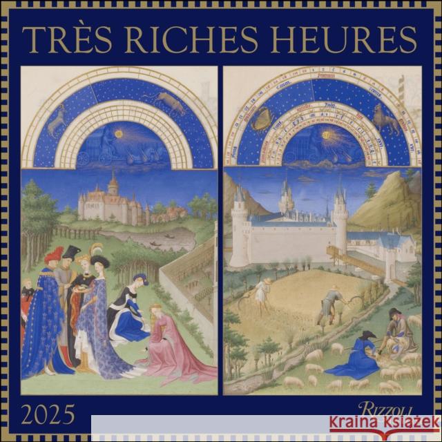 Tres Riches Heures 2025 Wall Calendar Limbourg Brothers 9780789345257 Universe Publishing