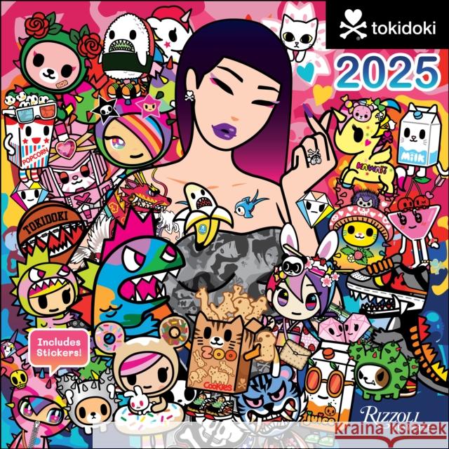 tokidoki 2025 Wall Calendar Simone Legno 9780789345264 Universe Publishing