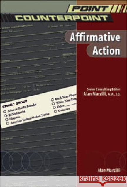 Affirmative Action Alan Marzilli 9780791079188 Chelsea House Publications
