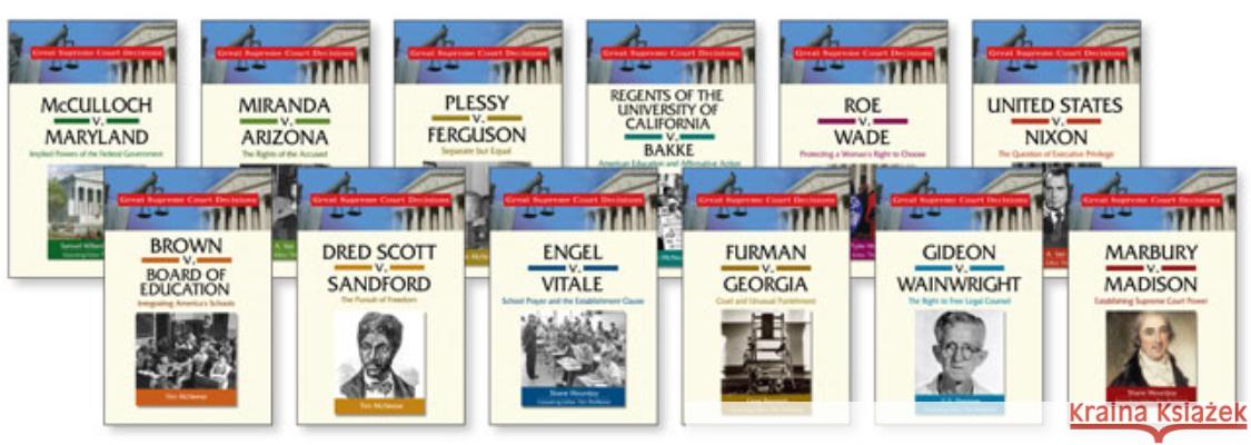 Great Supreme Court Decisions Set Tim McNeese   9780791096796 Chelsea House Publishers