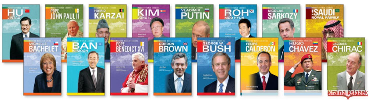 Modern World Leaders Set Various 9780791099056 Chelsea House Publications