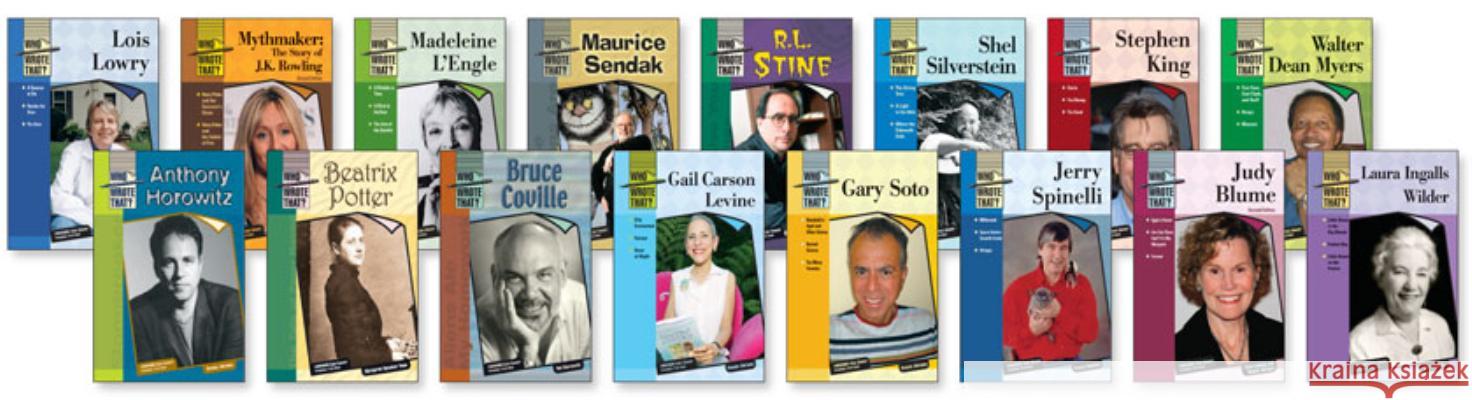 Who Wrote That? Set Various 9780791099193 Chelsea House Publications