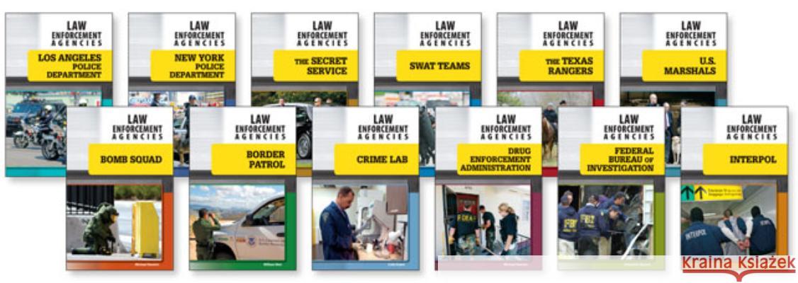 Law Enforcement Agencies Set Various 9780791099681 Chelsea House Publications