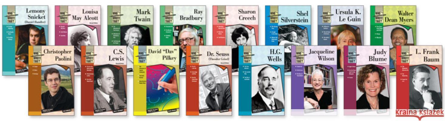 Who Wrote That? Set, 55-Volumes    9780791099773 Chelsea House Publishers