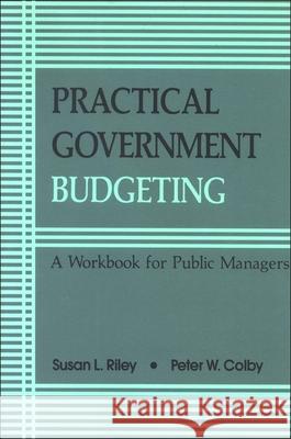 Practical Government Budgeting: A Workbook for Public Managers Riley, Susan L. 9780791403921