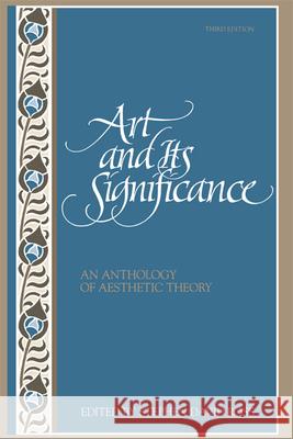 Art and Its Significance Ross, Stephen David 9780791418529 State University of New York Press