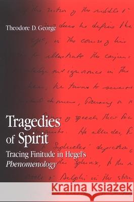 Tragedies of Spirit George, Theodore 9780791468661