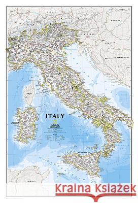 National Geographic Italy Wall Map - Classic (23.25 X 34.25 In) National Geographic Maps 9780792249757 NATIONAL GEOGRAPHIC MAPS