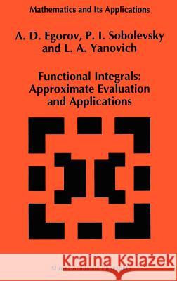 Functional Integrals: Approximate Evaluation and Applications Egorov, A. D. 9780792321934 Springer