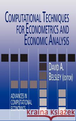 Computational Techniques for Econometrics and Economic Analysis David A. Belsley D. a. Belsley 9780792323563 Springer