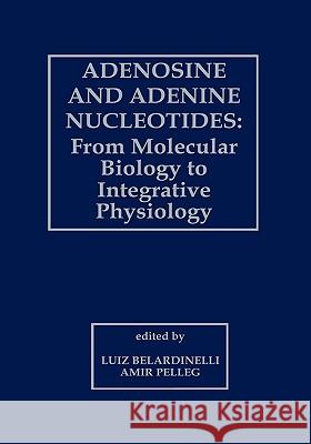 Adenosine and Adenine Nucleotides: From Molecular Biology to Integrative Physiology Luiz Belardinelli Luiz Belardinelli A. Pelleg 9780792331902 Kluwer Academic Publishers