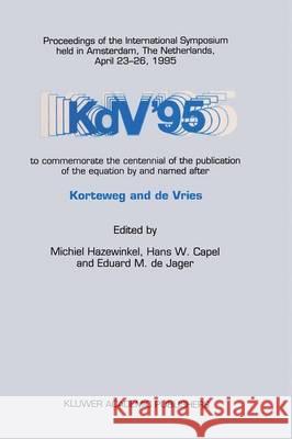 Kdv '95 Hazewinkel, Michiel 9780792334675 Kluwer Academic Publishers
