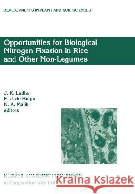 Opportunities for Biological Nitrogen Fixation in Rice and Other Non-Legumes: Papers Presented at the Second Working Group Meeting of the Frontier Pro Ladha, J. K. 9780792345145 Kluwer Academic Publishers