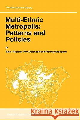 Multi-Ethnic Metropolis: Patterns and Policies Sako Musterd S. Musterd W. Ostendorf 9780792348542 Kluwer Academic Publishers